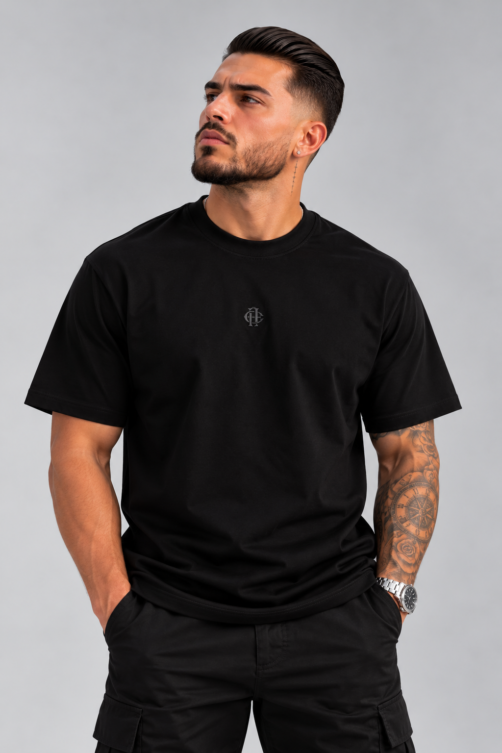 CAMISETA CAPI CONQUER STALLION NEGRA