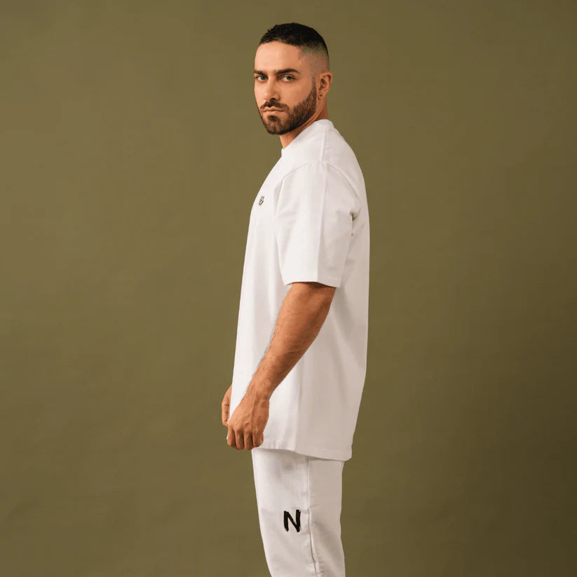 CAMISETA NEA OVERSIZE BENJAMINS BLANCA