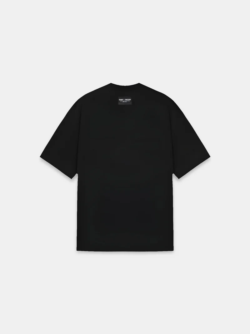 CAMISETA SAINT THEORY BASSIC BLACK BLACK