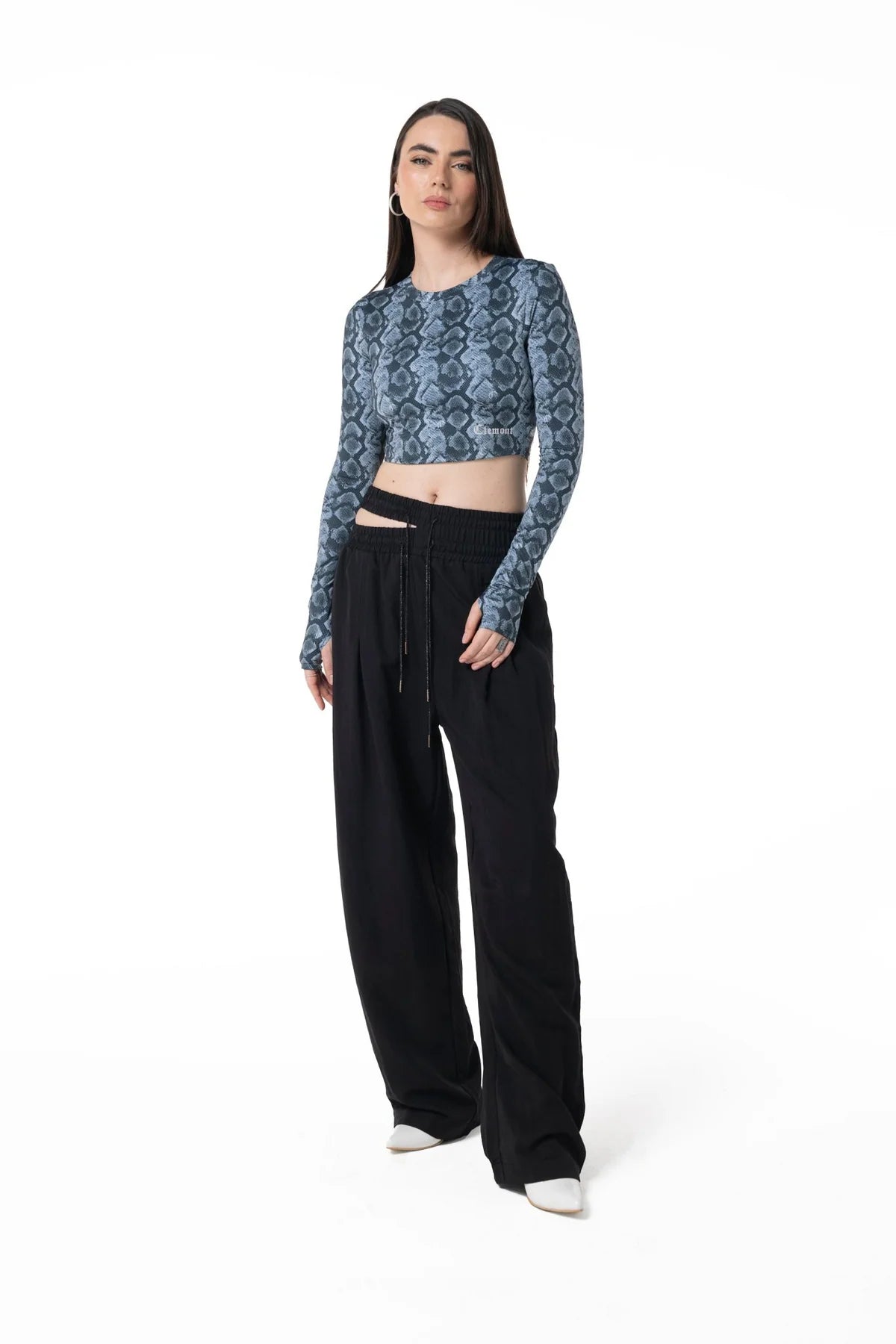 TOP LONG SLEEVE CONCIME GREY