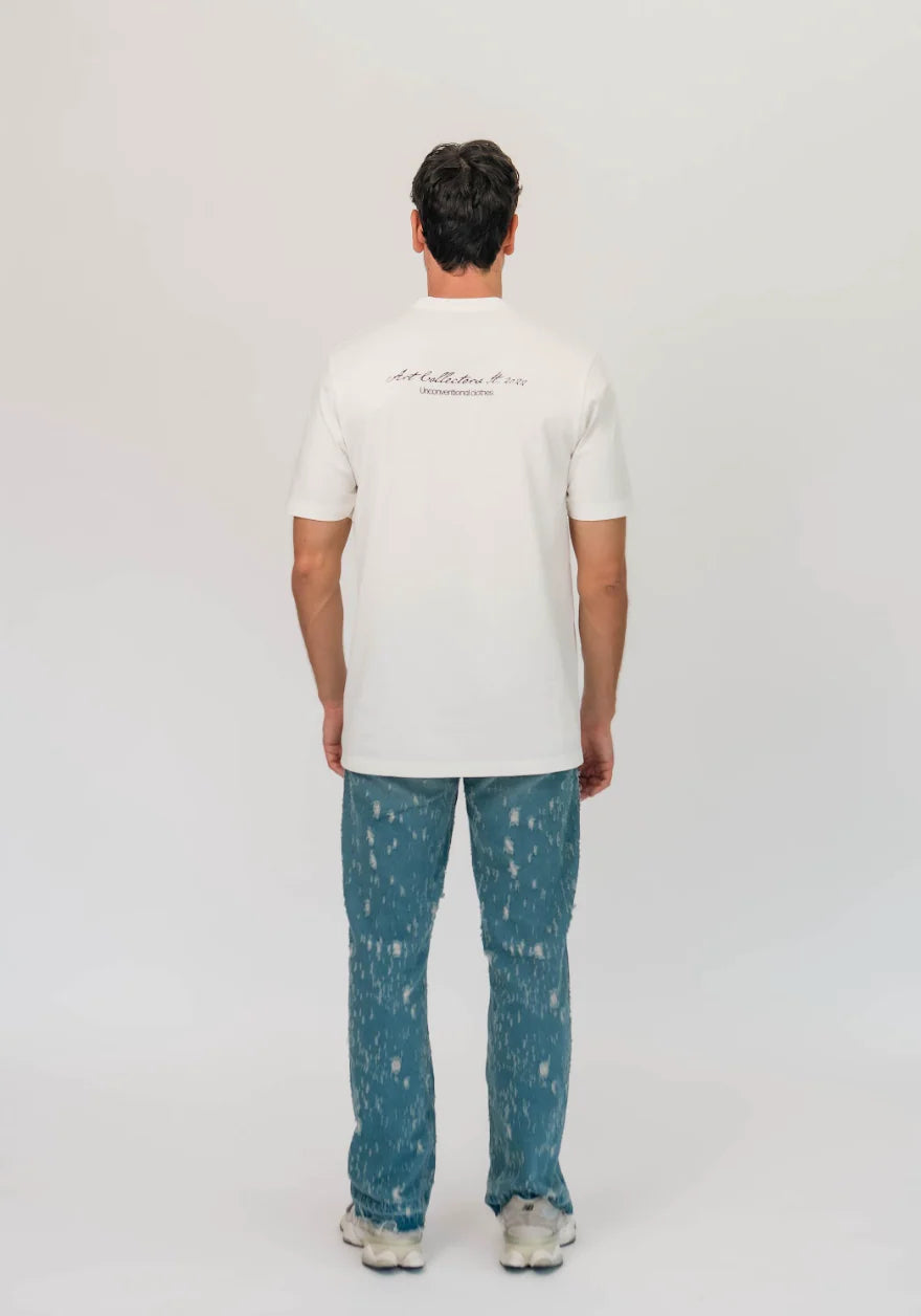 CAMISETA ARTDIST UNUSUAL IVORY