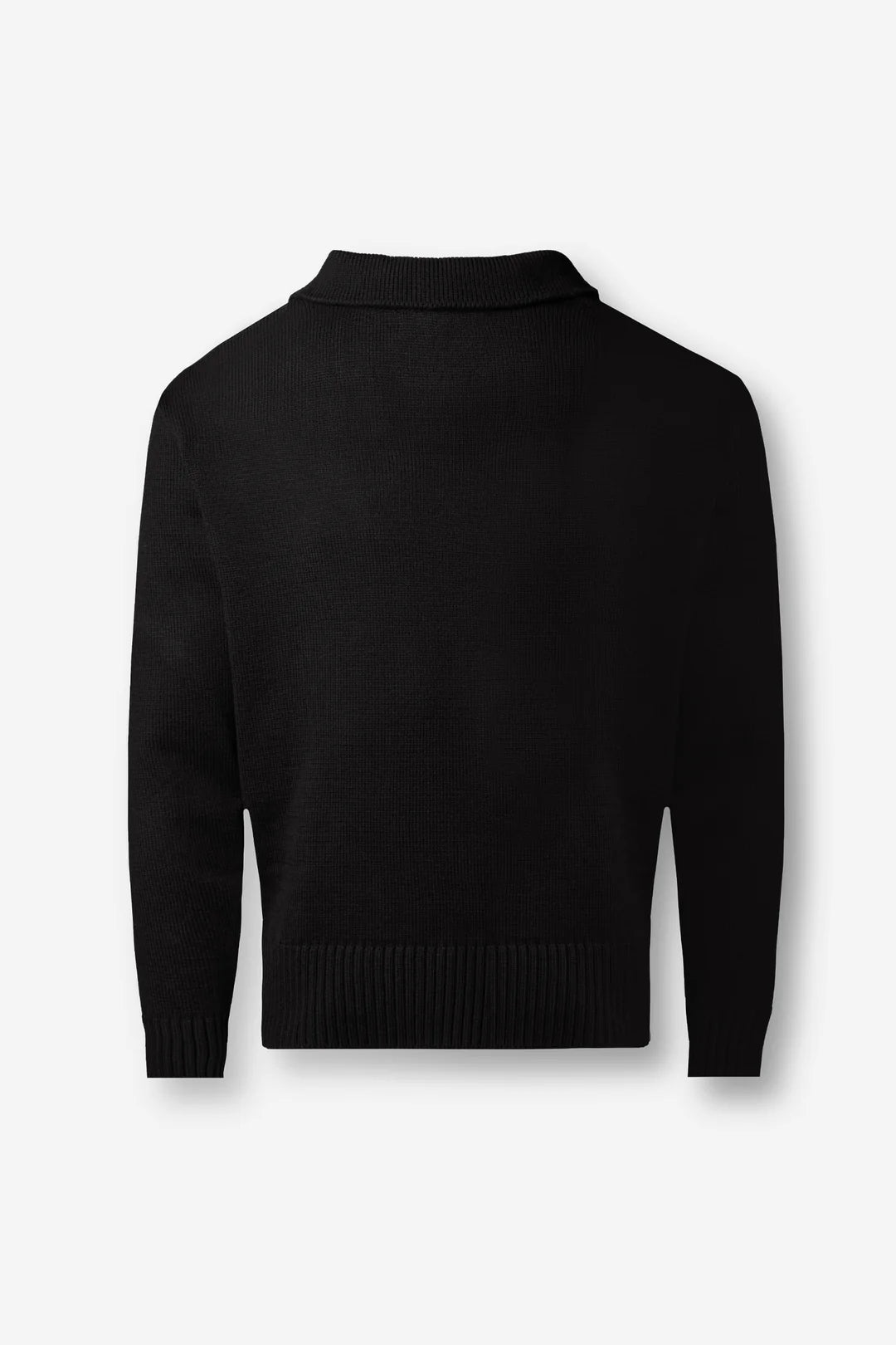 BUZO POLO BLOW UP KNITTED BLACK ST3-1100