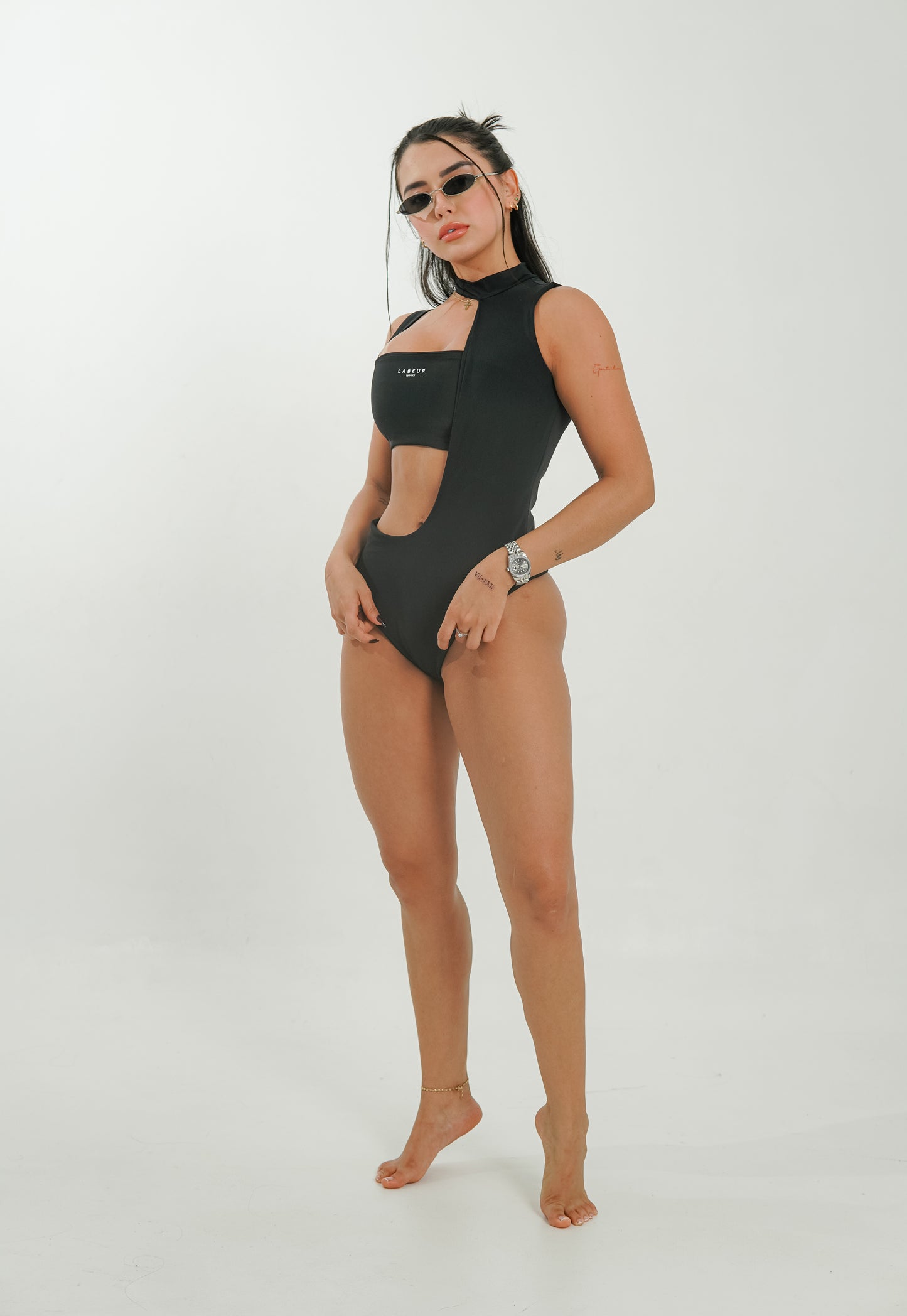 BODY LABEUR SEVILLA (CON TOP) NEGRO