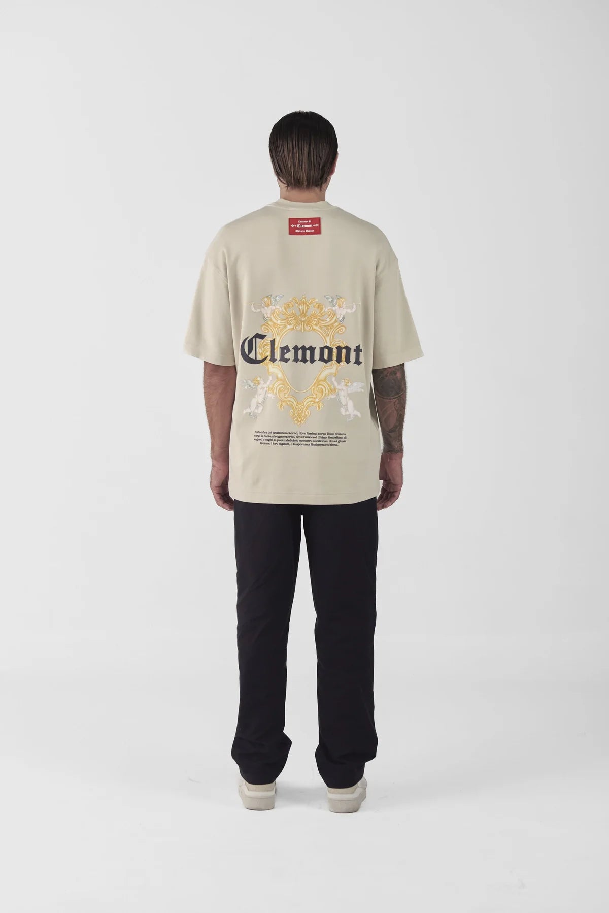 CAMISETA CLEMONT OVERSIZED ILLUMINATO COCONUT