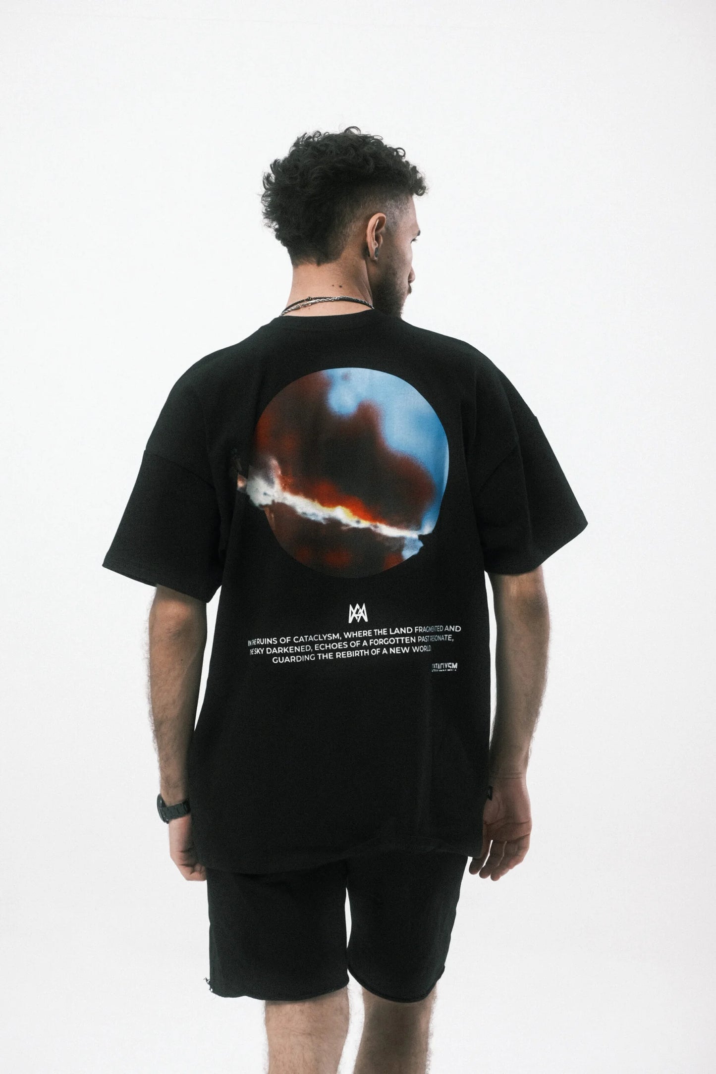 CAMISETA MAGNA OVERSIZE CATACLYS NEGRO