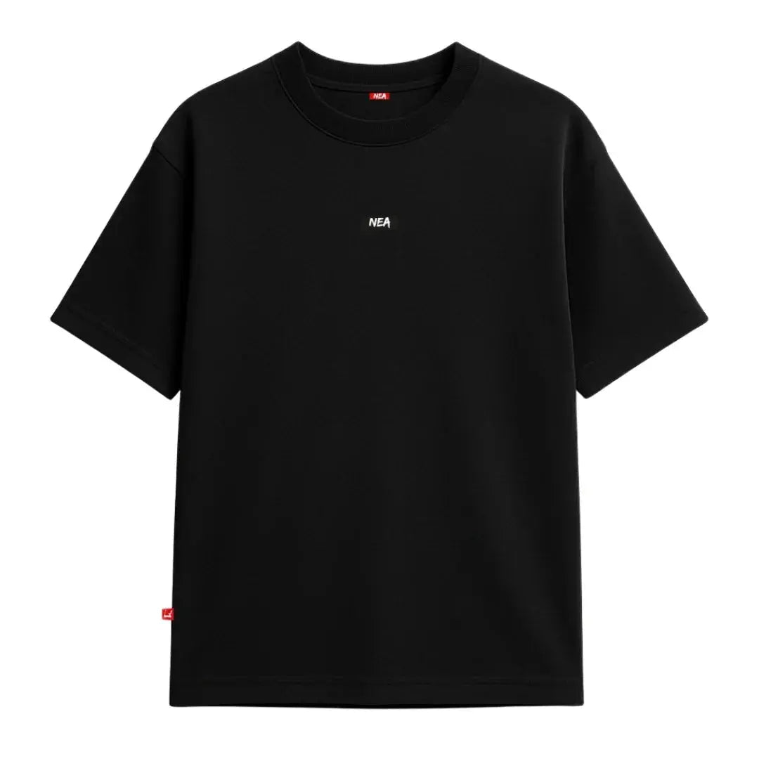 CAMISETA NEA OVERSIZE BABY NEGRO