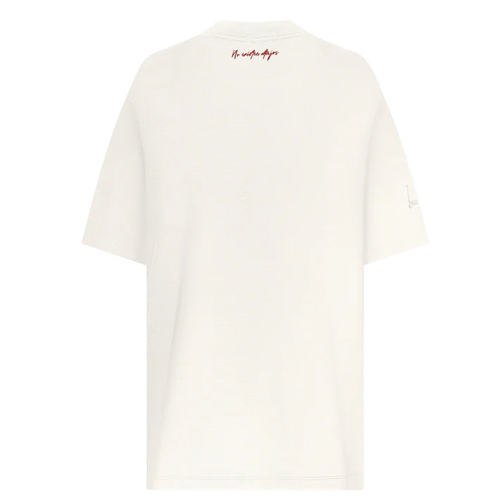 CAMISETA NEA OVERSIZE SMOKE MARFIL