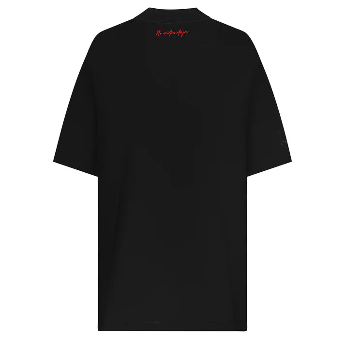 CAMISETA NEA OVERSIZE SMOKE NEGRO