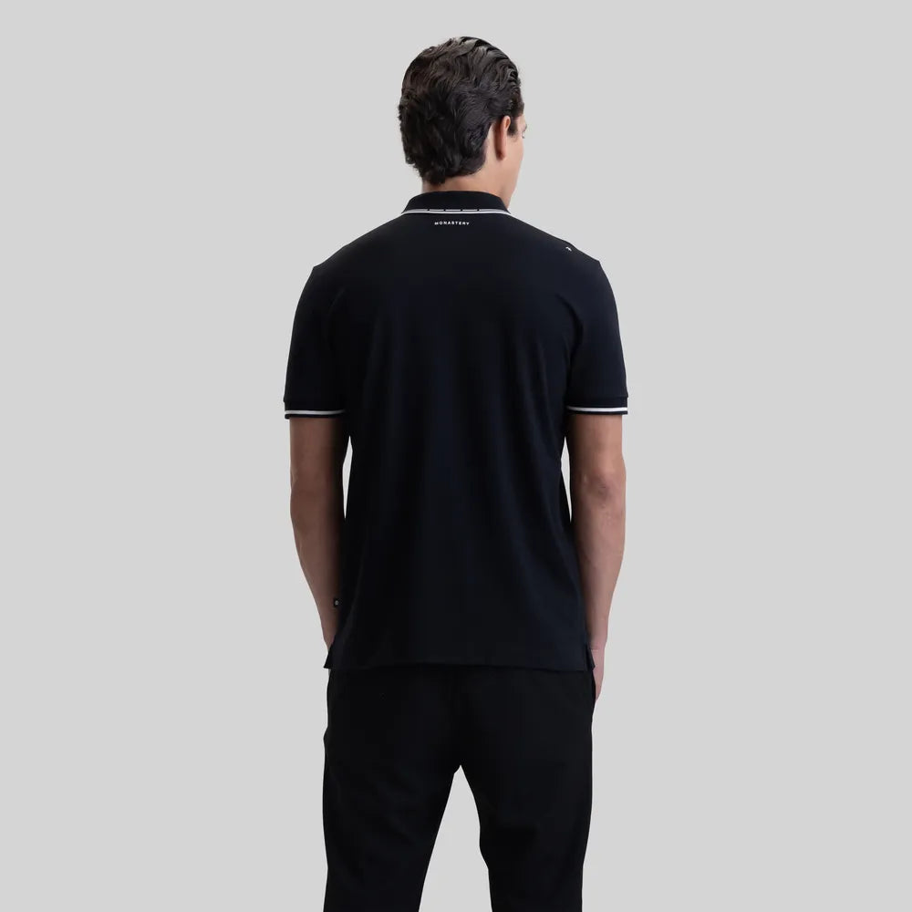 CAMISETA POLO MONASTERY VEYRONA BLACK