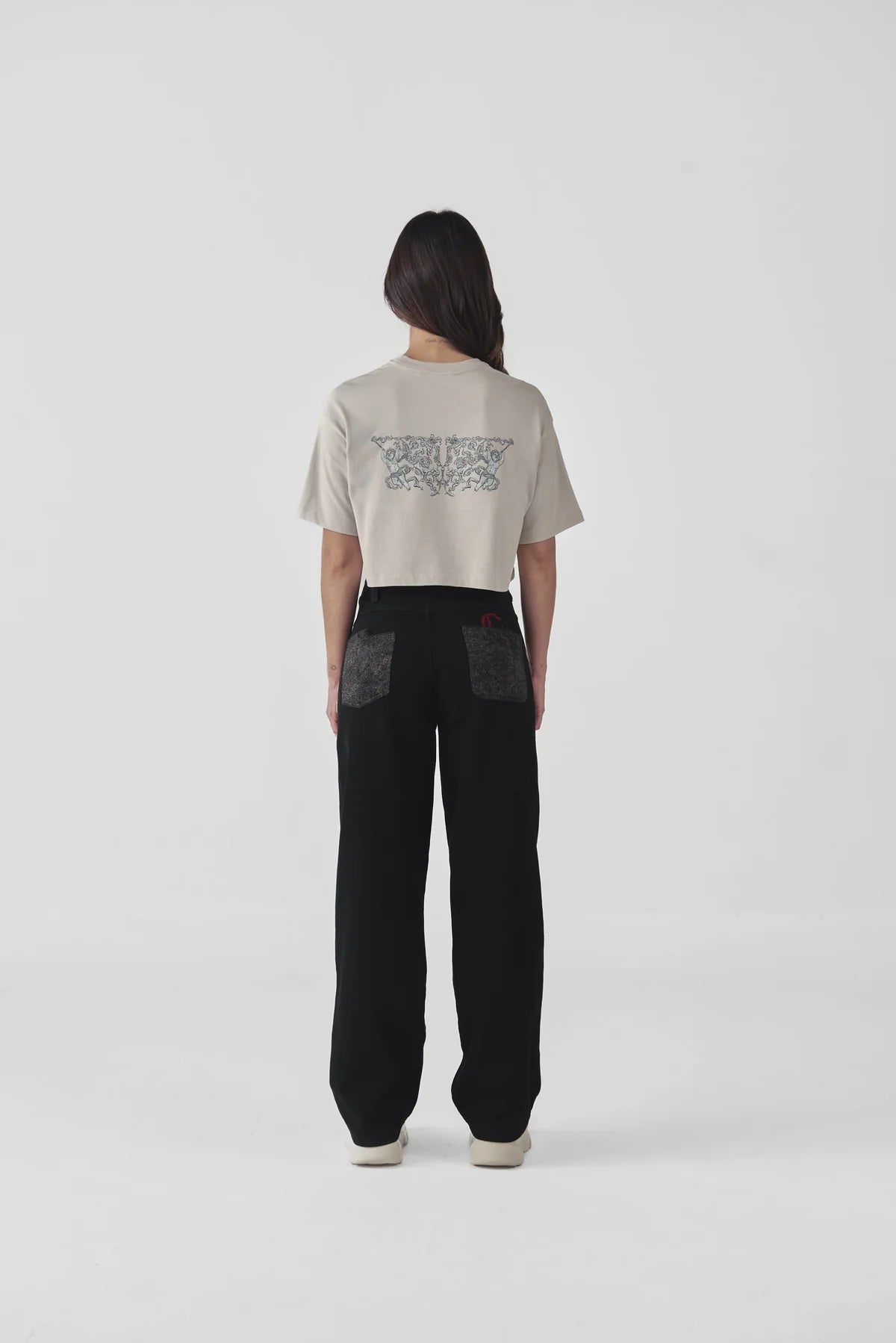 CROPTOP CLEMONT OVERSIZED ILLUMINAZIONE SILVER