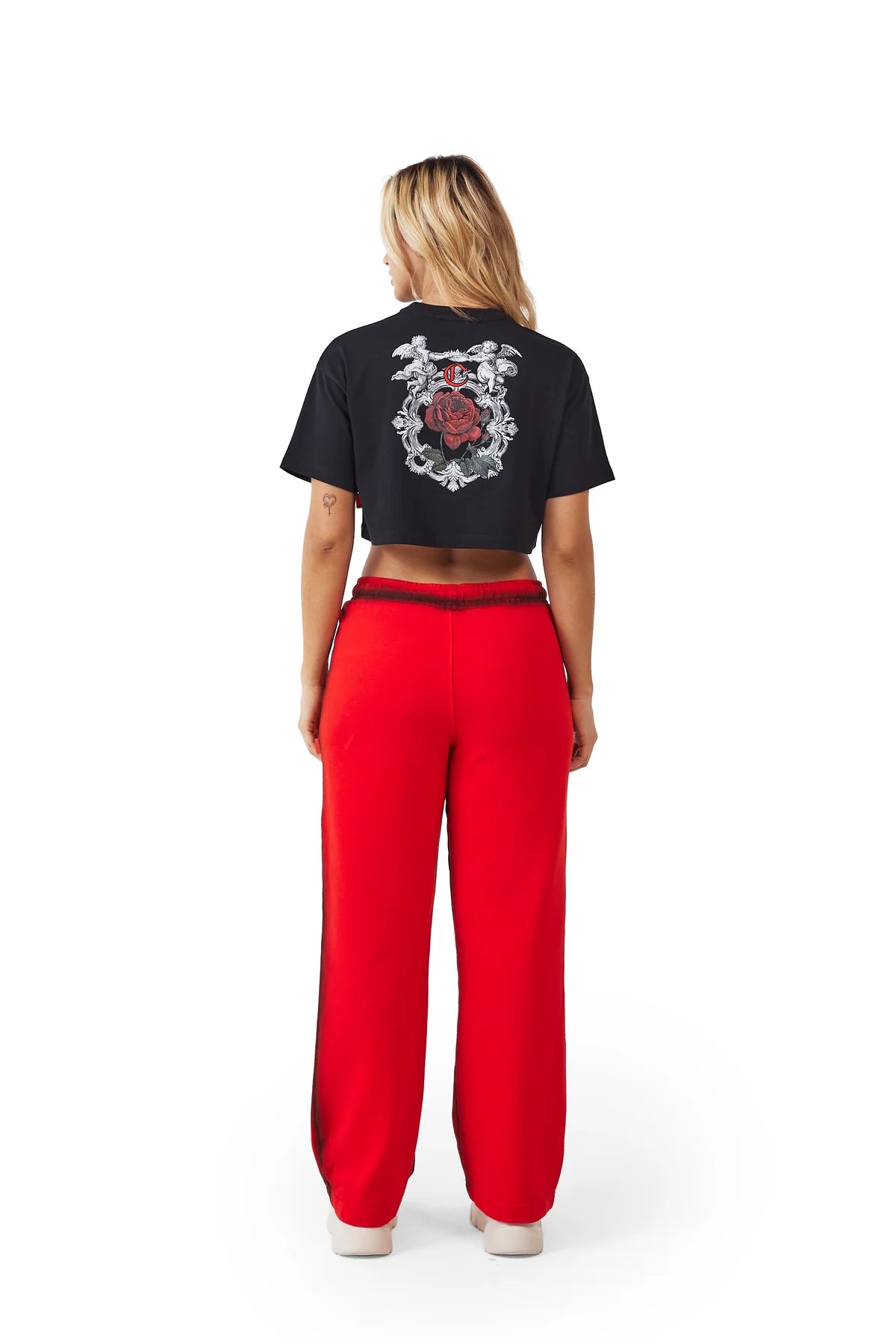 CROP TOP CLEMONT SOFFERENZA NEGRO