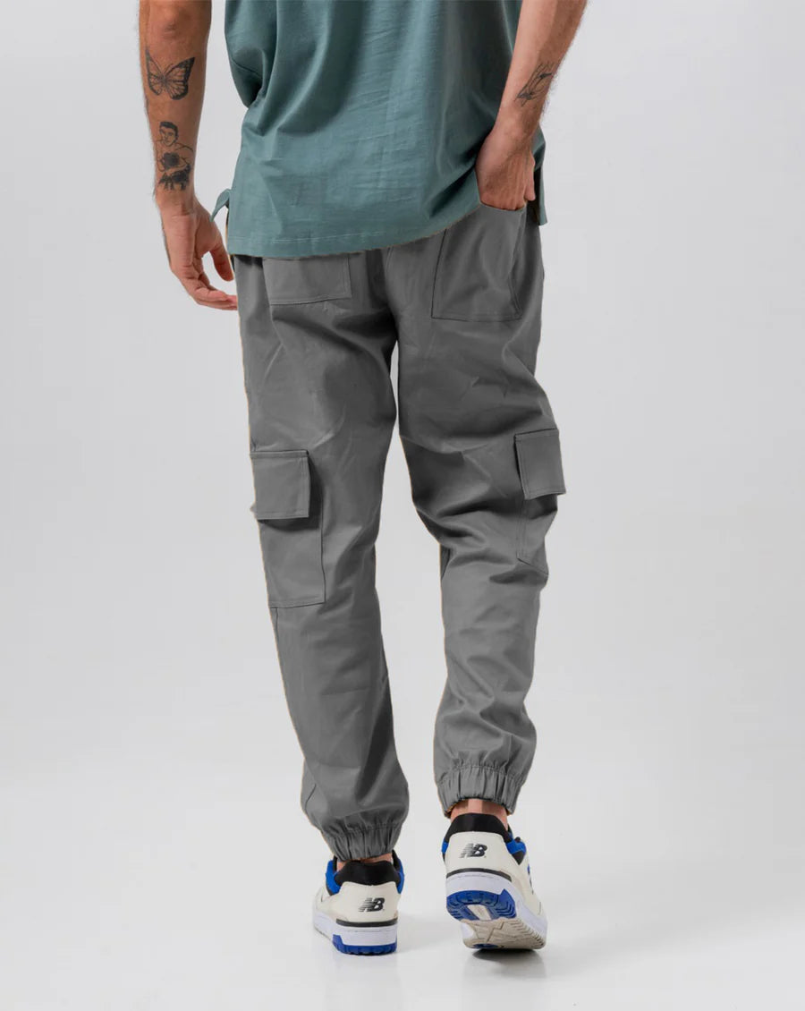 JOGGER CARGO FIST RECKLESS GRIS