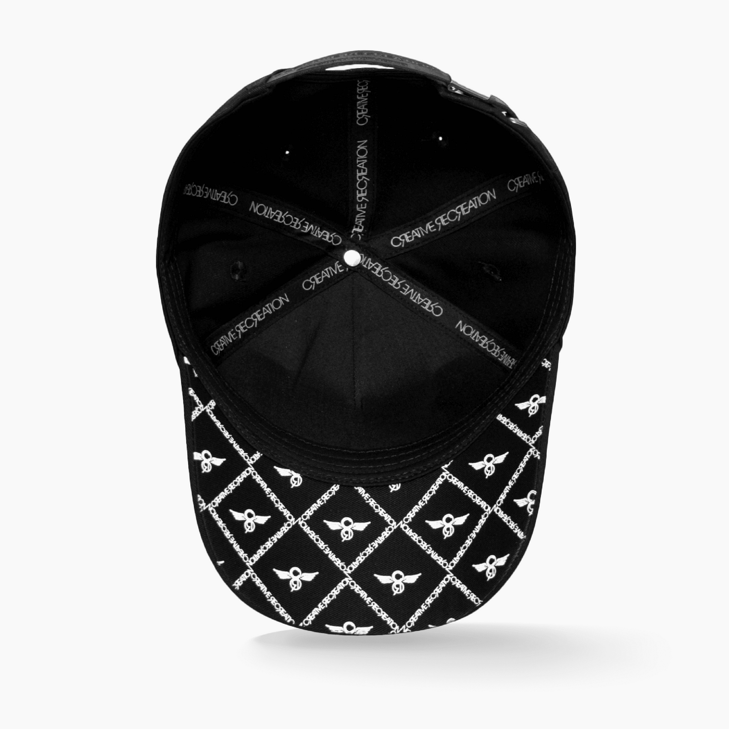 GORRA CREATIVE NEPTUNO BLACK WHITE