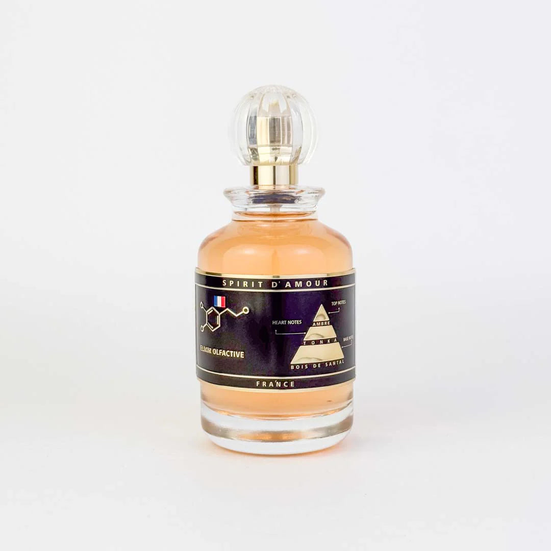PERFUME GEVILL FRANCE SPIRIT D AMOUR ELIXIR DE PERFUME 3,4 OZ UNISEX