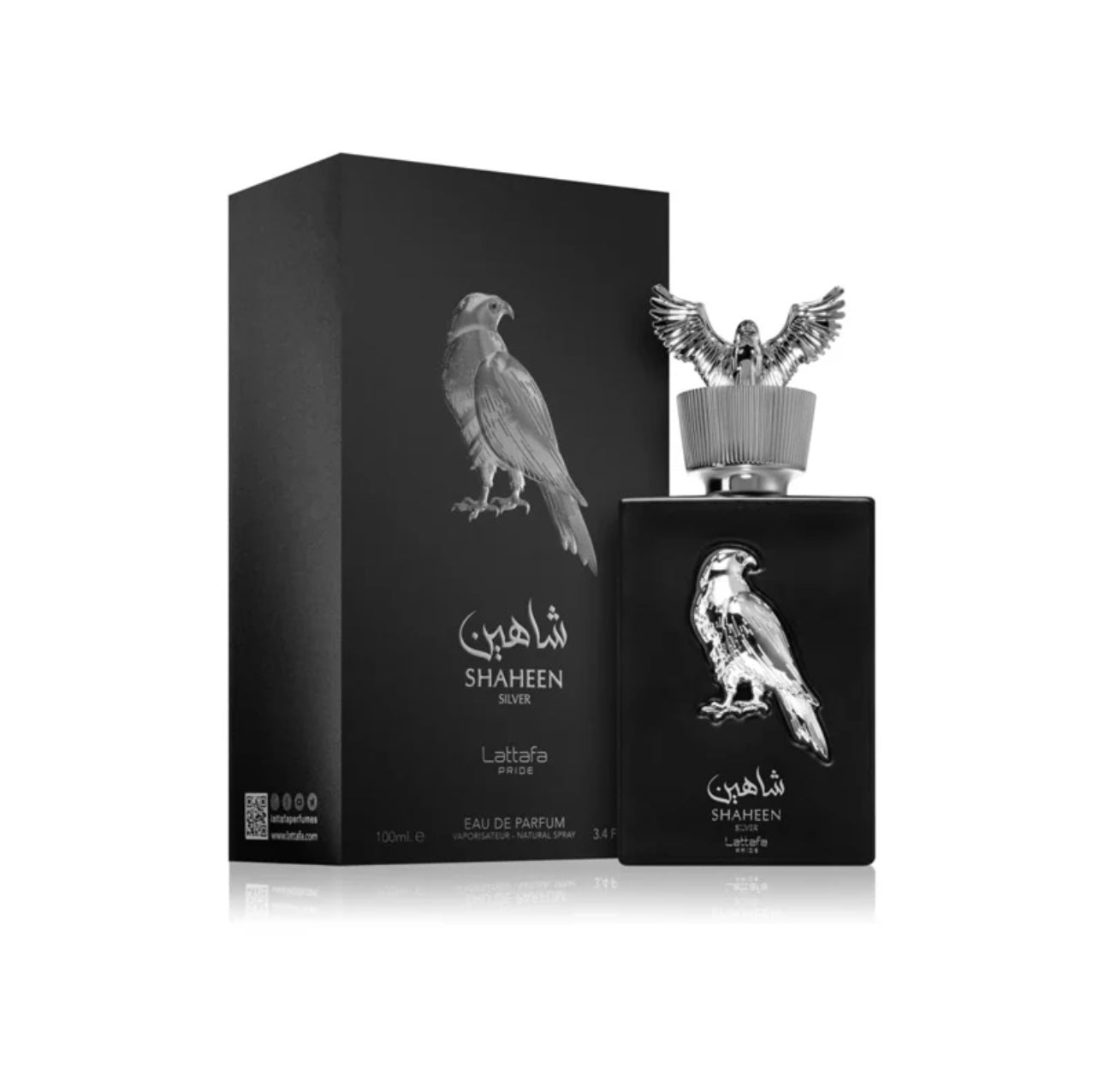 PERFUME LATTAFA PRIDE SHAHEEN SILVER 3,4 OZ HOMBRE