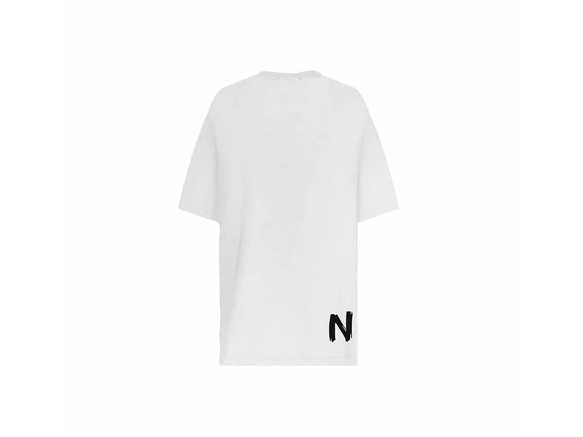 CAMISETA NEA OVERSIZE CHECKLER BLANCA