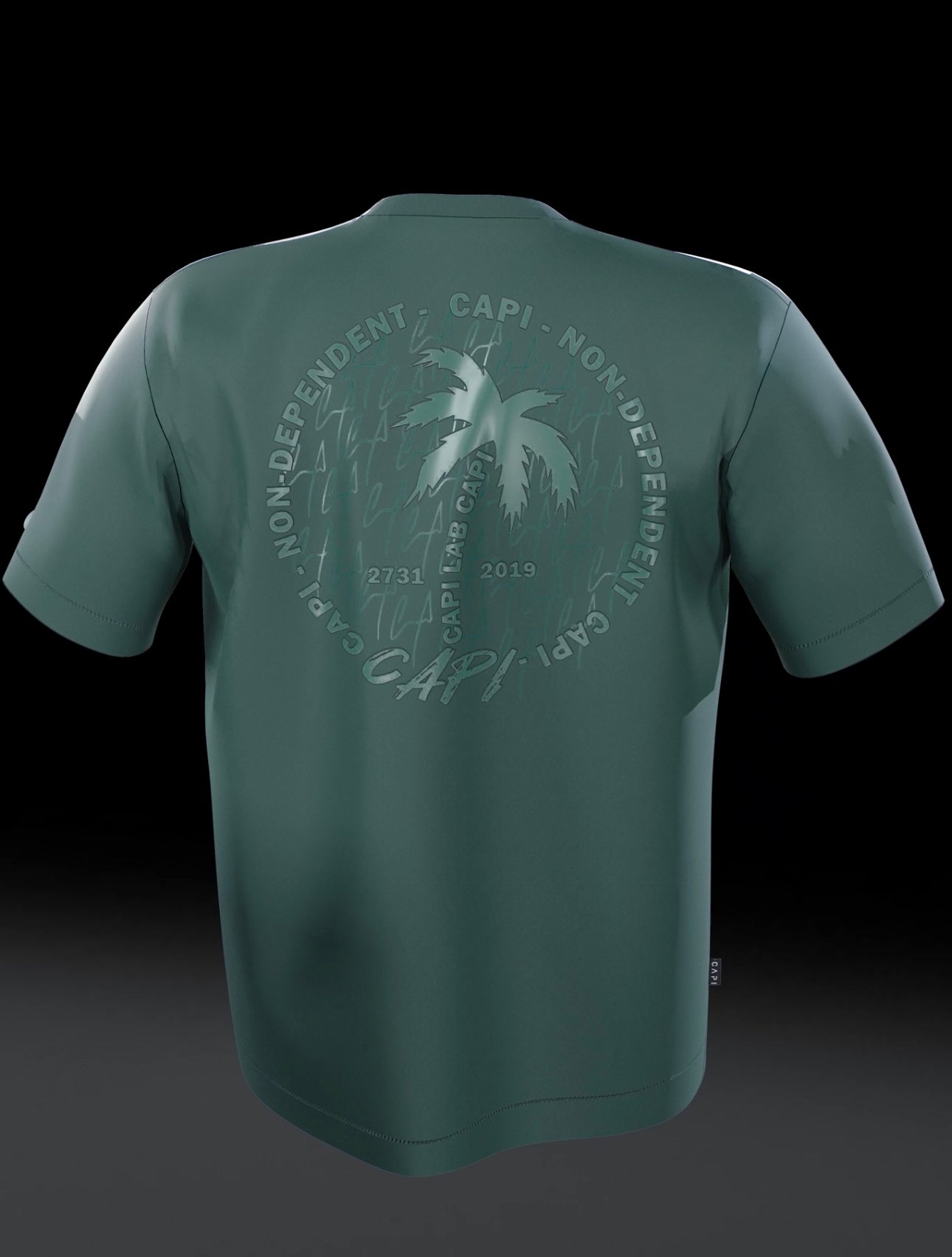 CAMISETA CAPI PALM GREEN