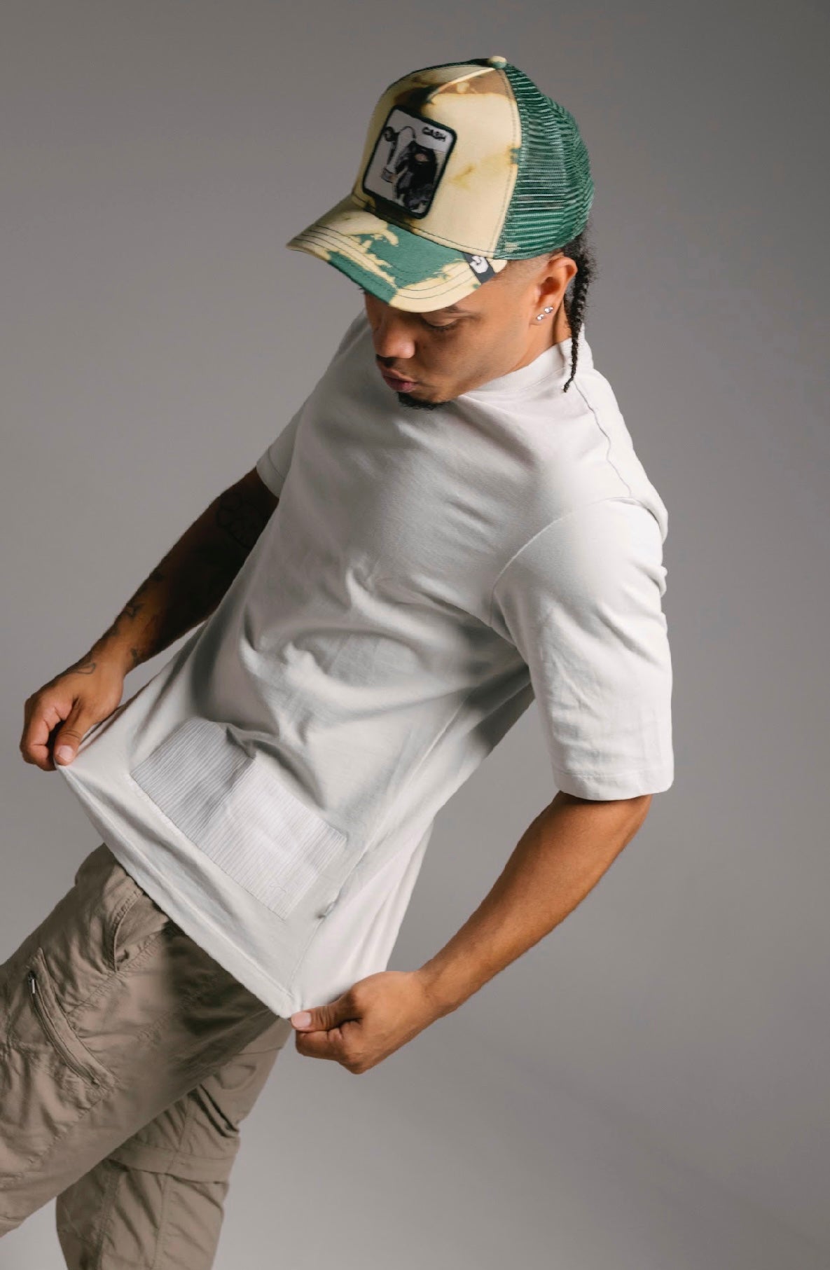 CAMISETA CAPI BARCODE GRIS