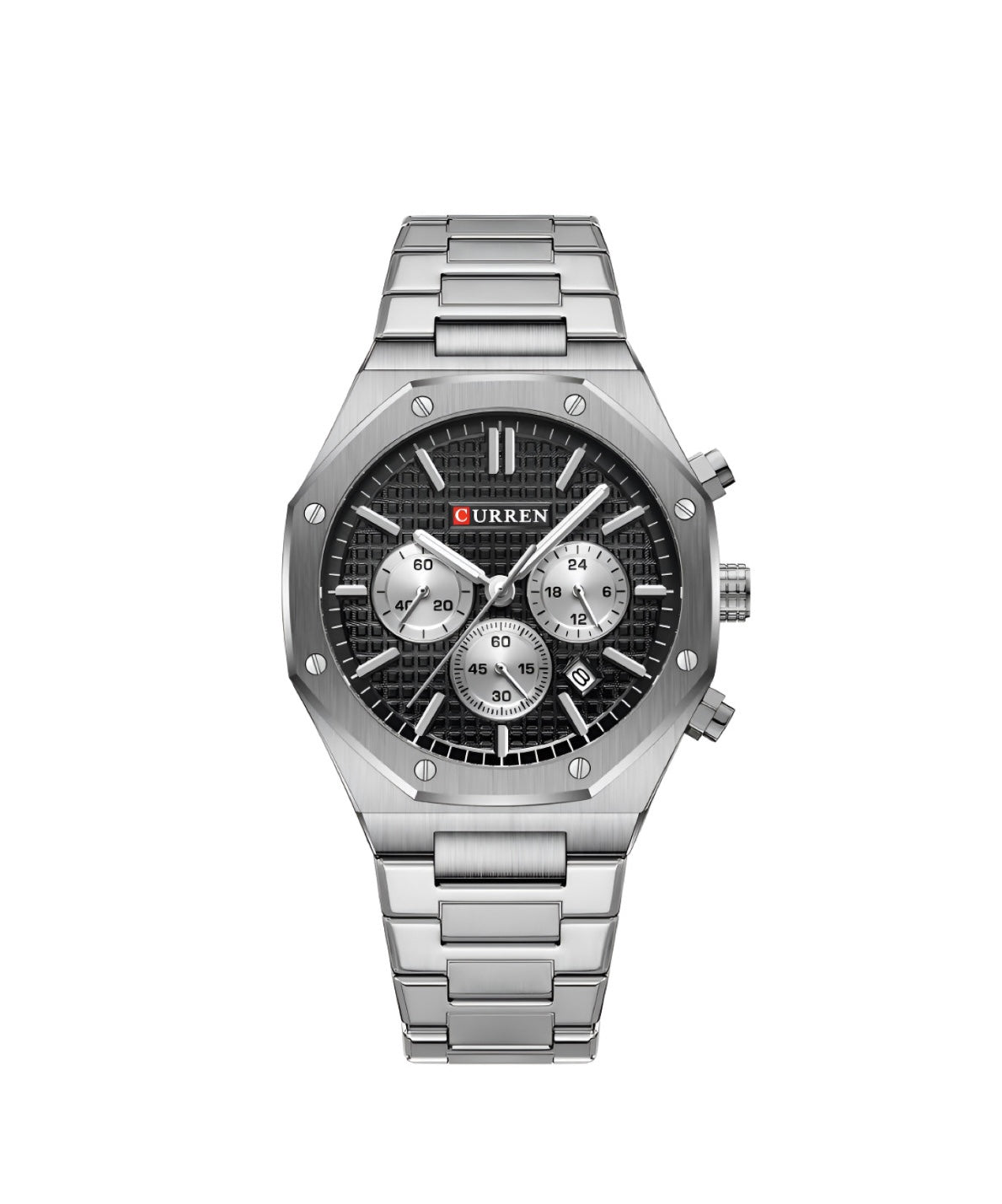 RELOJ CURREN KRED8401 FONDO NEGRO