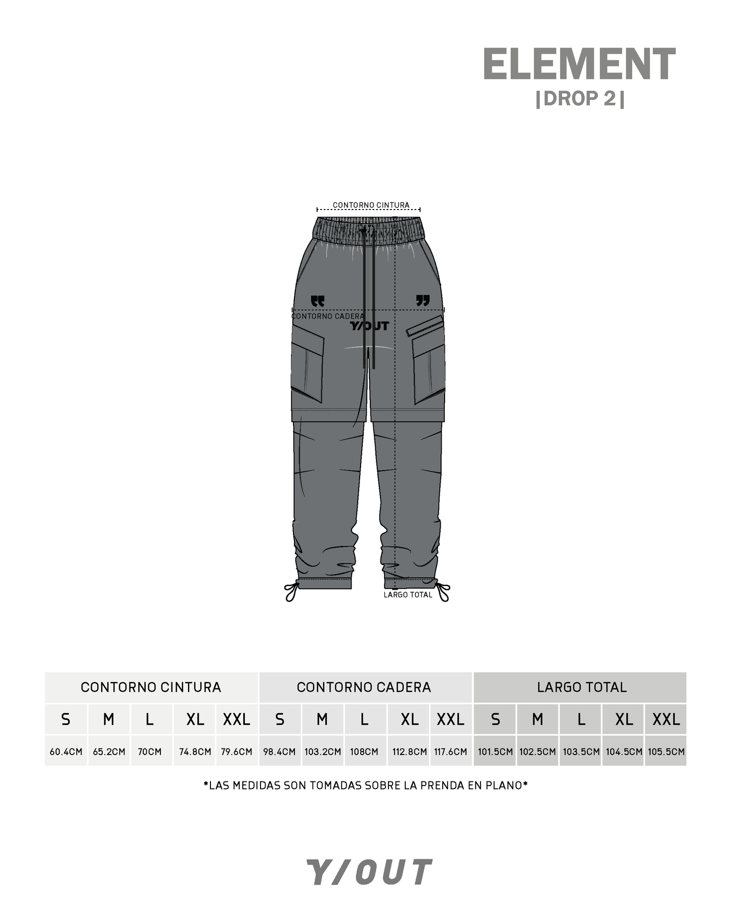 JOGGER Y/OUT CLOUDY WATER PANTS