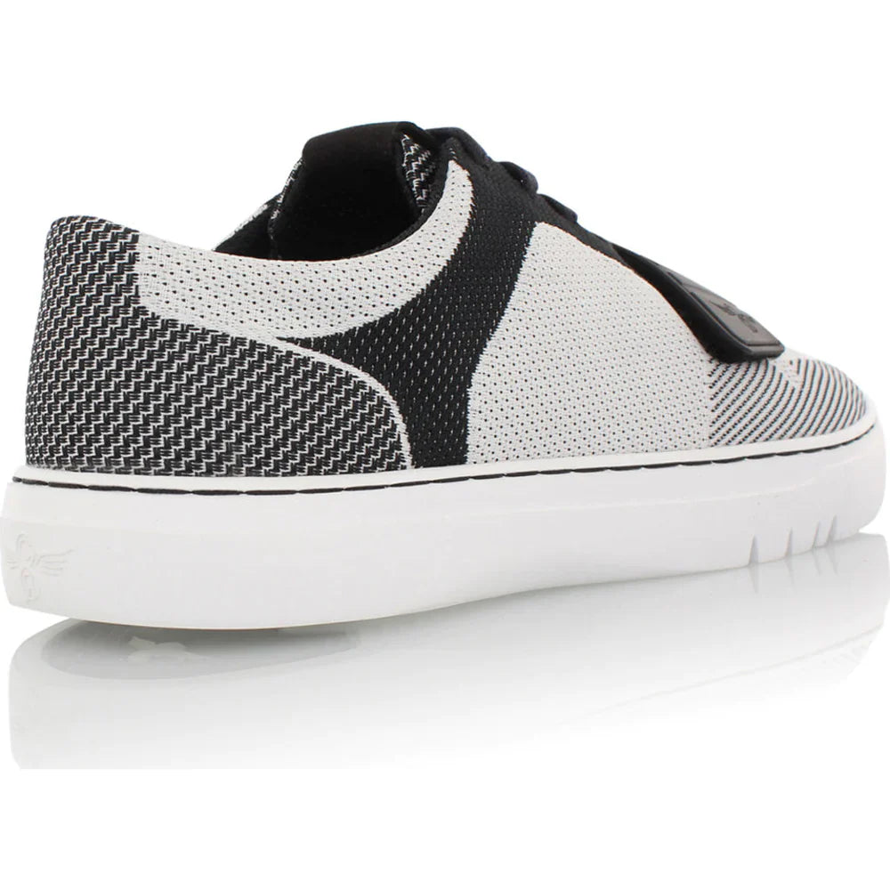 TENIS CREATIVE CESARIO LO WOVEN WHITE BLACK
