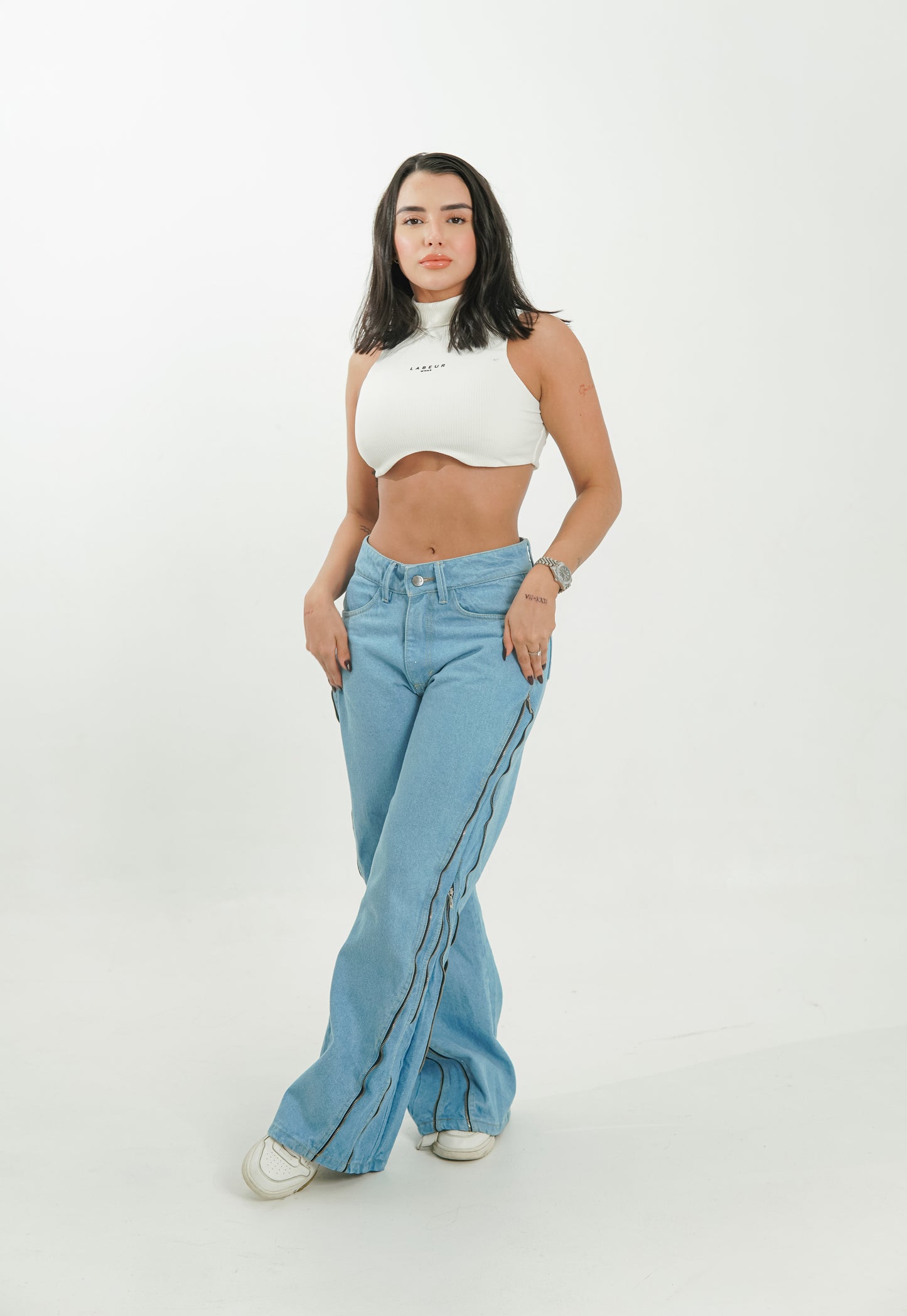 TOP LABEUR MADRID BLANCO