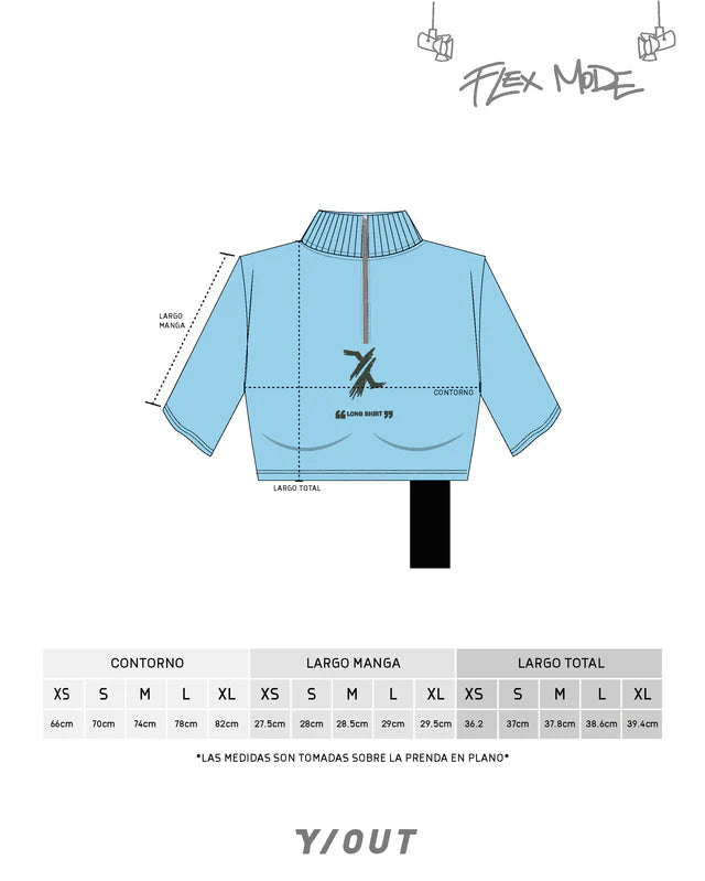 TOP Y/OUT LONG SHIRT CROP