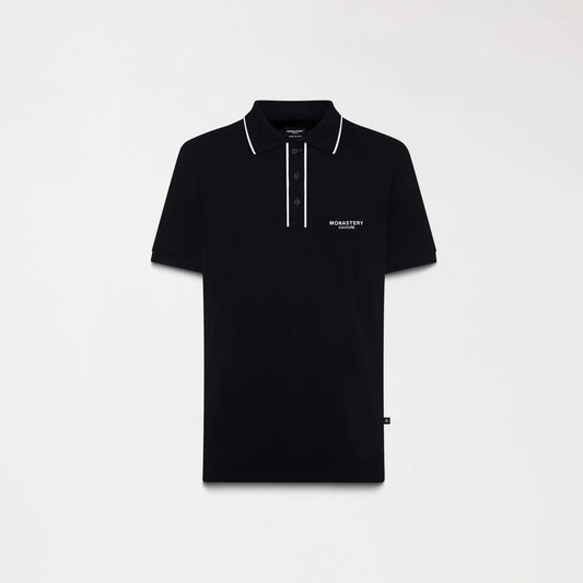 CAMISETA POLO MONASTERY VIGOR BLACK