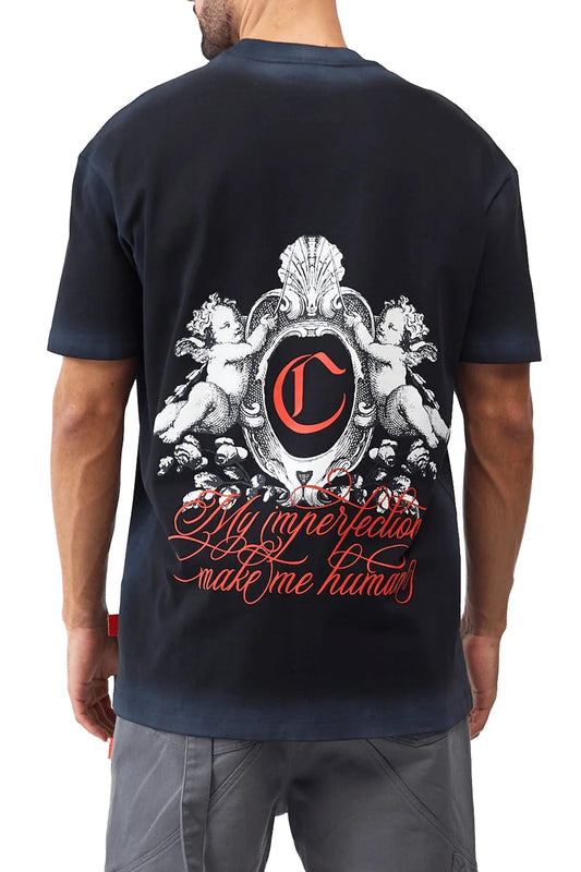 CAMISETA CLEMONT INTAGLIO NEGRO
