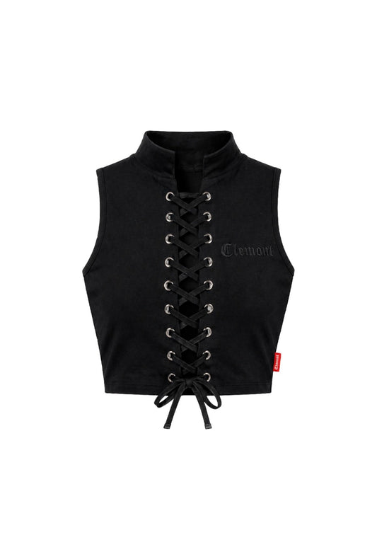 TANK TOP CLEMONT SCOMPARSO BLACK