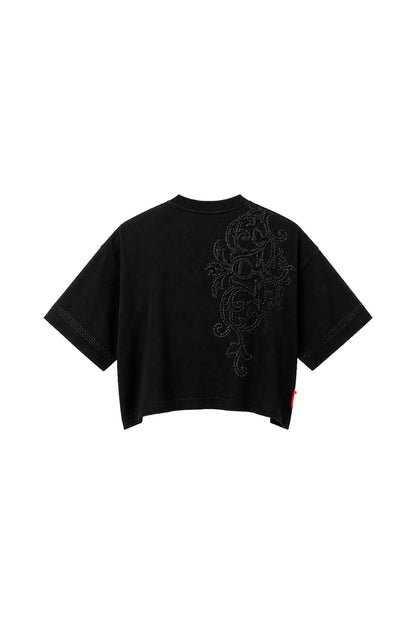 CROP TOP CLEMONT TIEPIDO BLACK