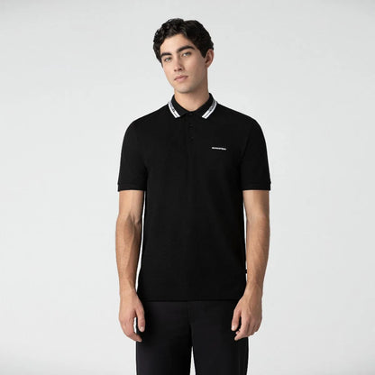 CAMISETA POLO MONASTERY DUDLEY BLACK