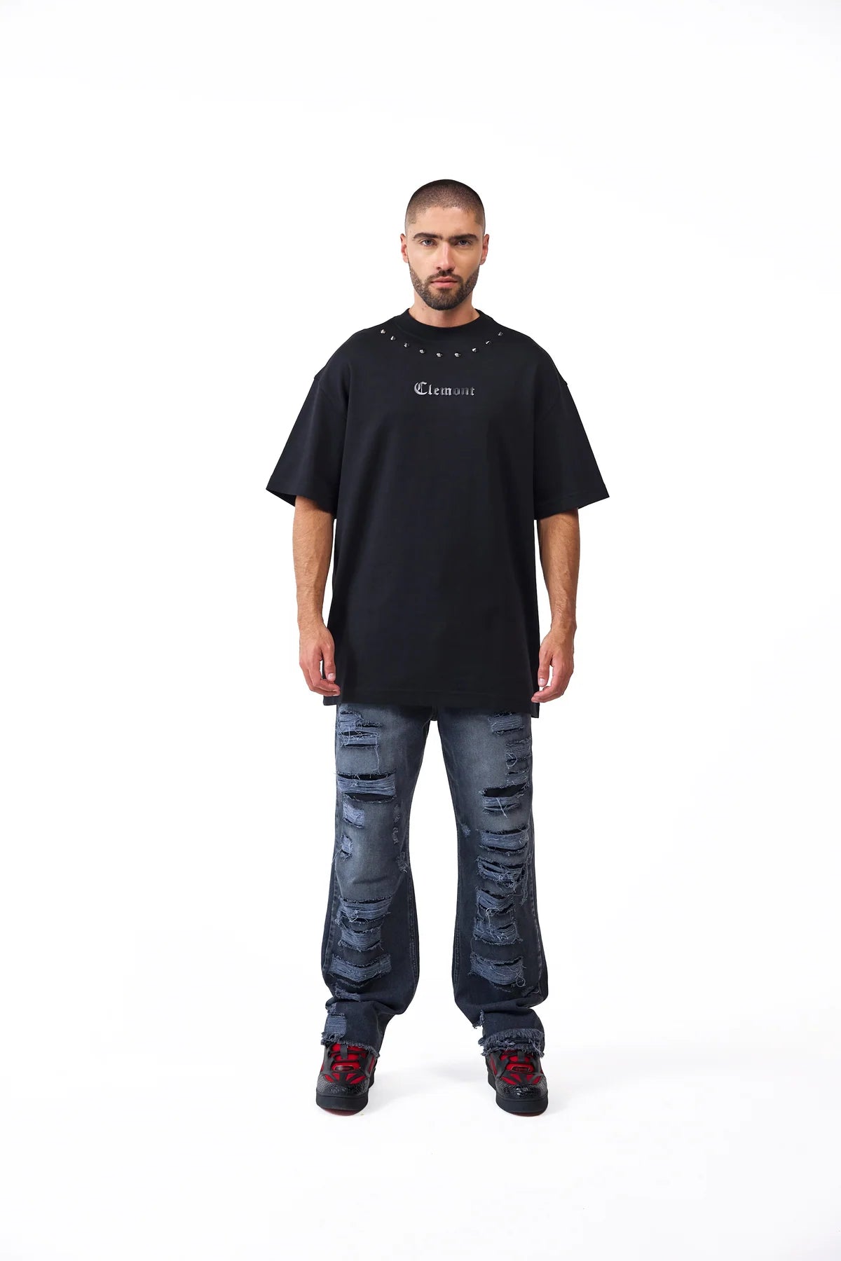 CAMISETA CLEMONT OVERSIZED METAMORFOSI NEGRO