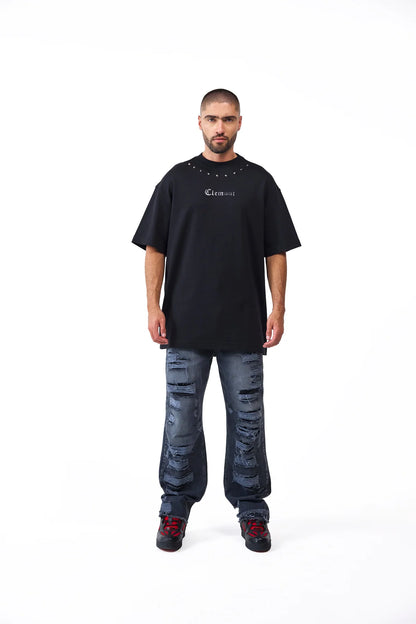 CAMISETA CLEMONT OVERSIZED METAMORFOSI NEGRO