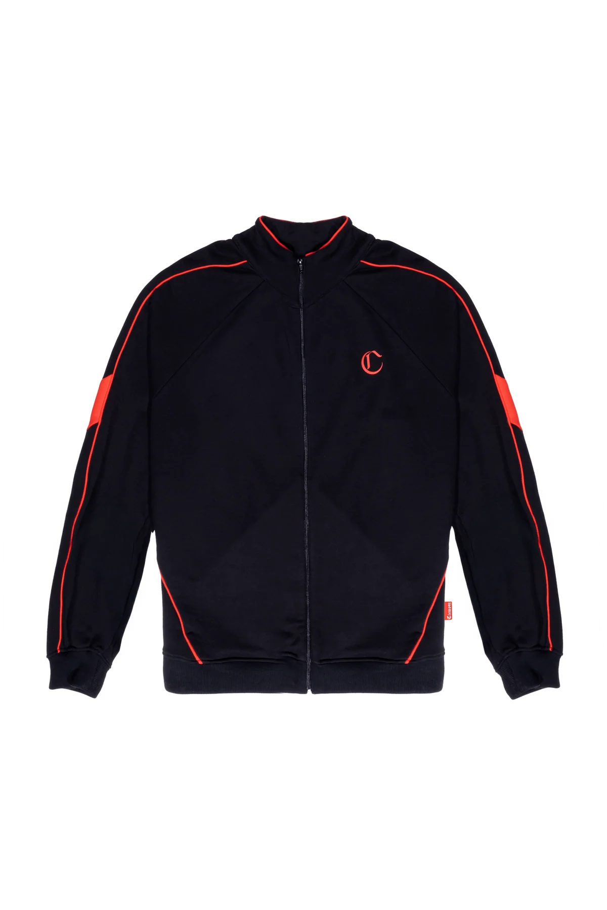BUZO CLEMONT MUTO NEGRO ROJO