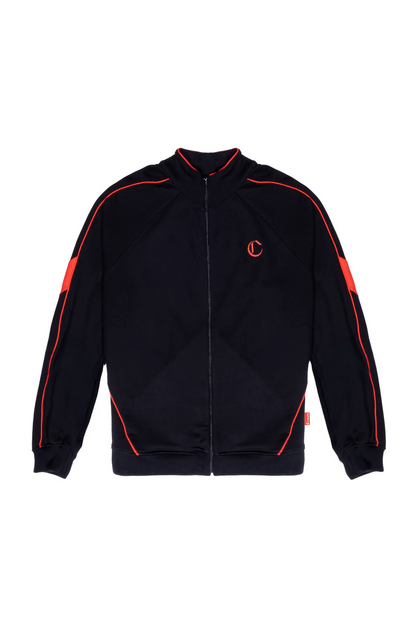 BUZO CLEMONT MUTO NEGRO ROJO