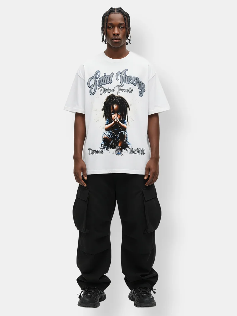 CAMISETA SAINT THEORY REVELION TRENIO WHITE