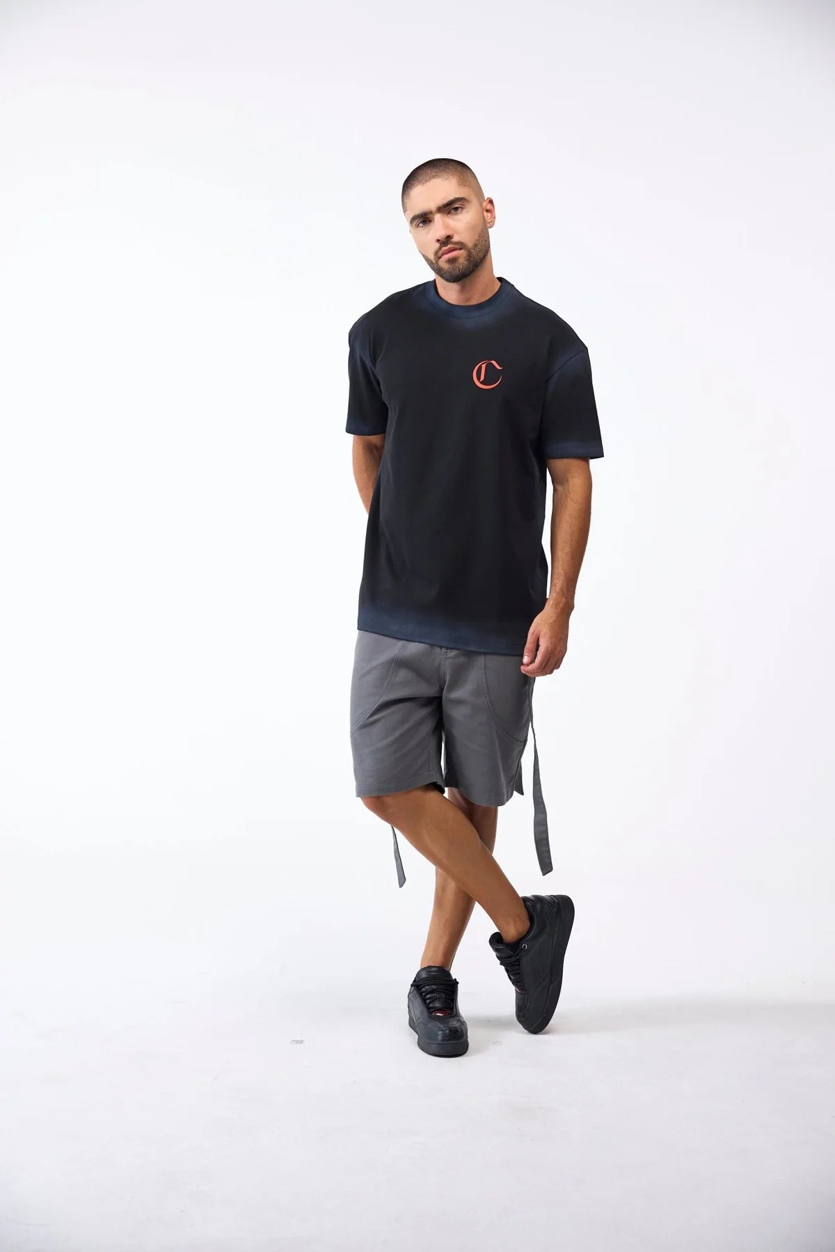 CAMISETA CLEMONT INTAGLIO NEGRO