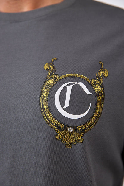 CAMISETA CLEMONT CUPOLA GRIS OSCURO