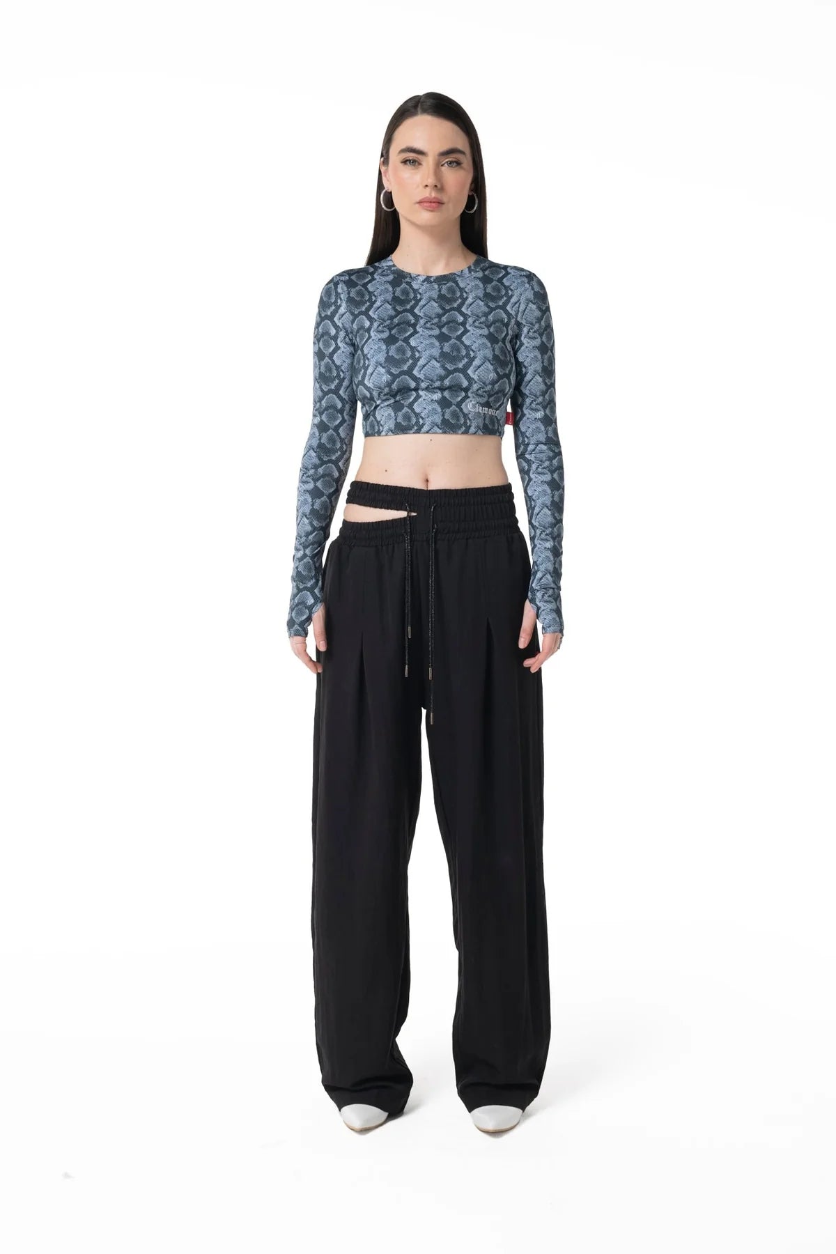 TOP LONG SLEEVE CONCIME GREY