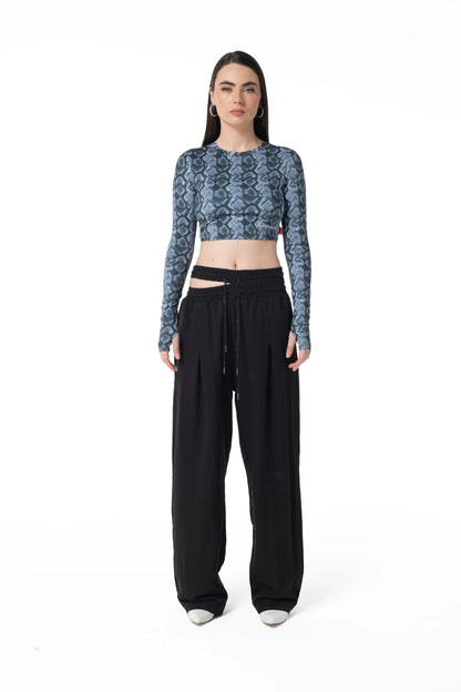 TOP LONG SLEEVE CONCIME GREY