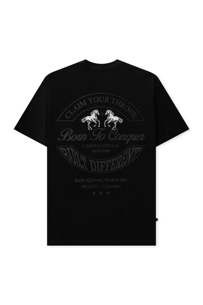CAMISETA CAPI CONQUER STALLION NEGRA