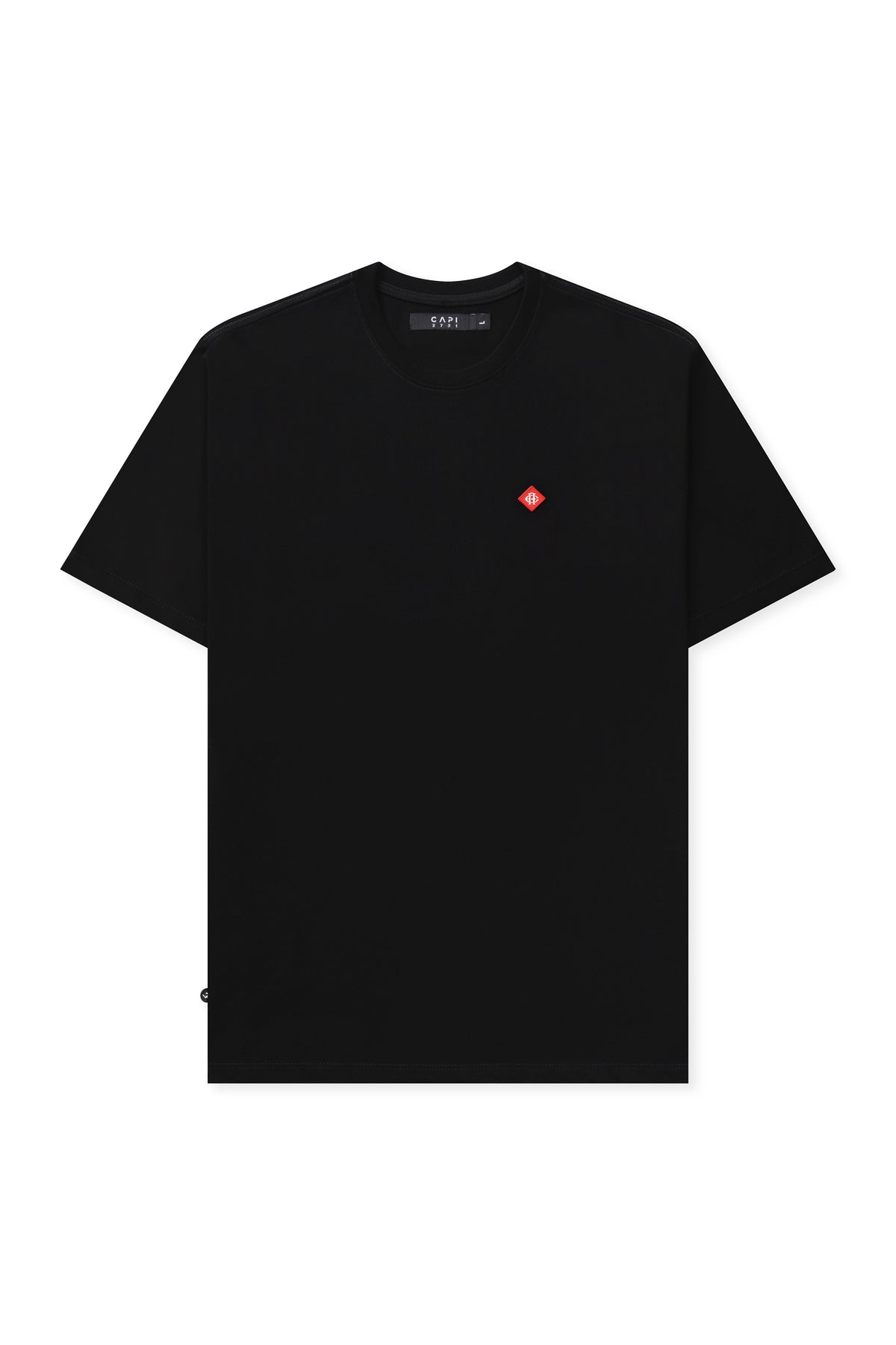 CAMISETA CAPI HORSESHOE RUBBER NEGRA