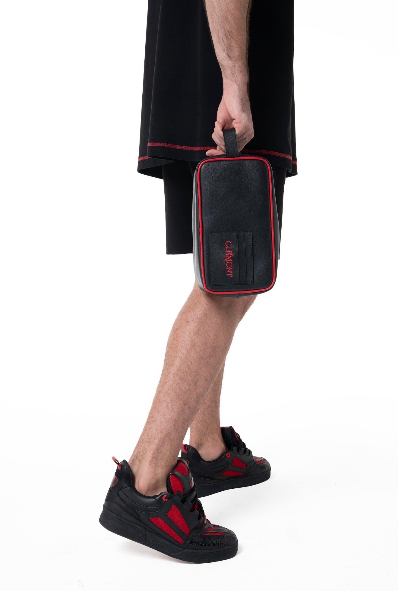 NECESER CLEMONT CLUTCH ARCA BLACK