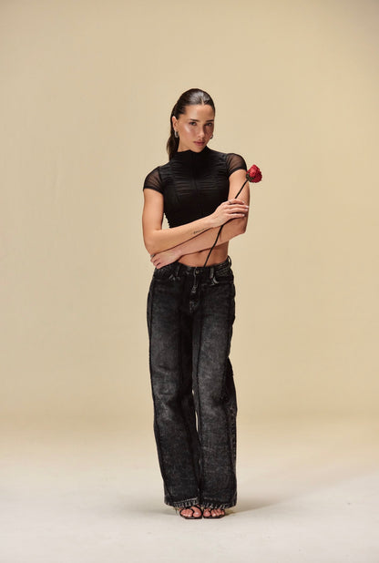 TOP CLEMONT CRESCERE BLACK