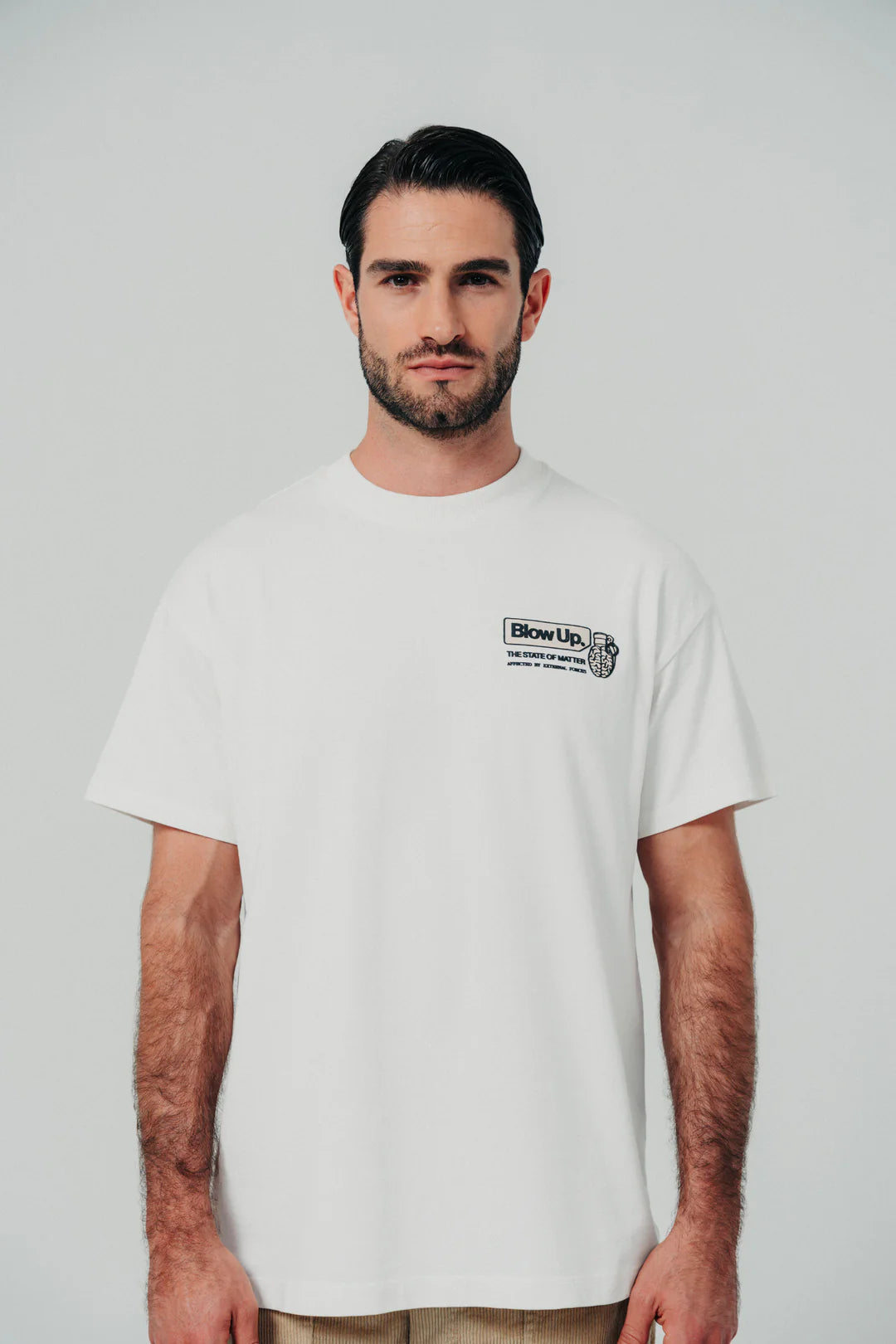 CAMISETA BLOW UP IVORY REGULAR CR36-1010