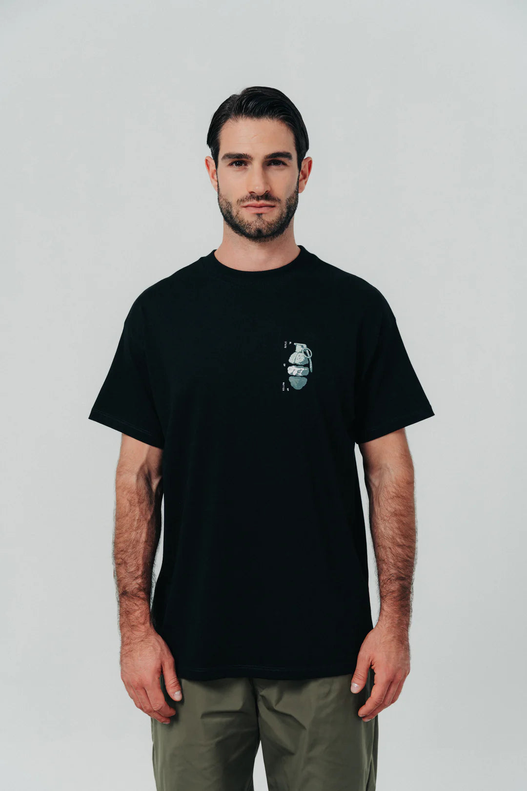 CAMISETA BLOW UP  BLACK REGULAR CR34-1100