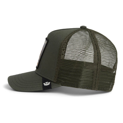 GORRA GOORIN 101-2392 THE CANCELLED SKULL DARK GREEN