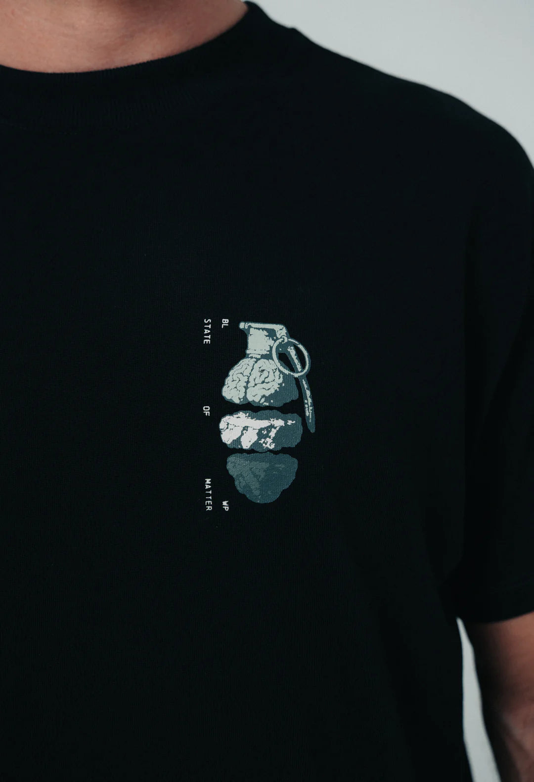CAMISETA BLOW UP  BLACK REGULAR CR34-1100