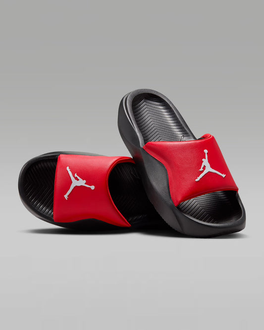 CHANCLAS JORDAN FRANCHISE BLACK RED